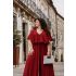 Macacão Plus Size Elegance Bordeaux