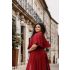 Macacão Plus Size Elegance Bordeaux