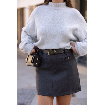 Saia com forro calção & Cinto