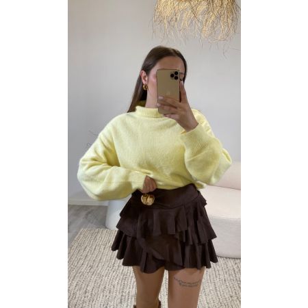 Saia Calção Camurça