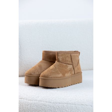 Bota Pantufa Camel