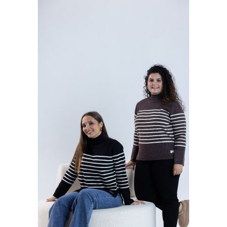 Camisola Riscas love