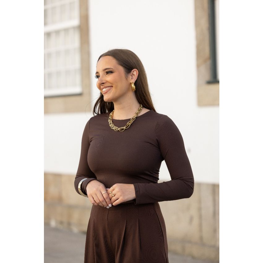 Camisola curta licra