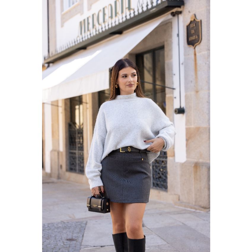 Saia com forro calção & Cinto