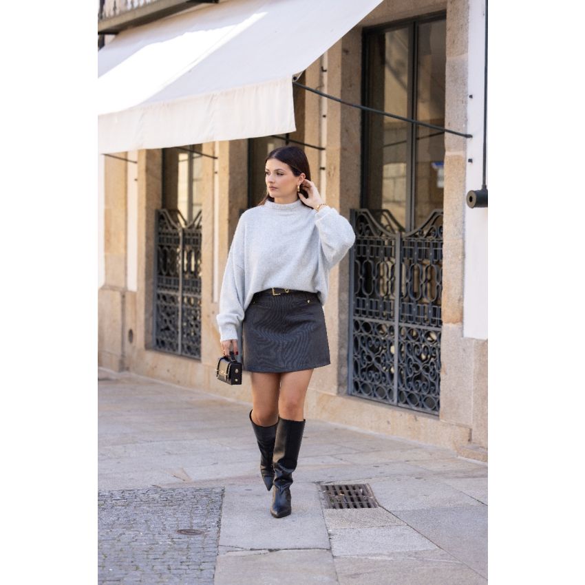 Saia com forro calção & Cinto