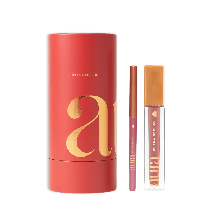 Coffret de Natal Aura Signature Lips 8:44