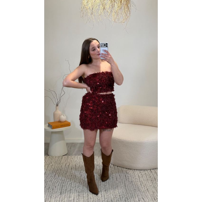 Conjunto Pelos Bordô