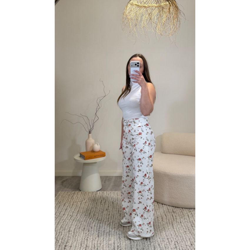 Calças Primavera Flores