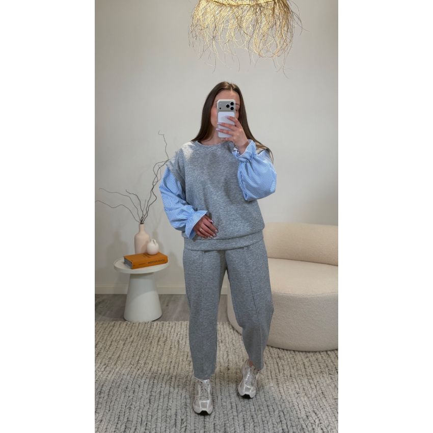 Conjunto Manga efeito Camisa