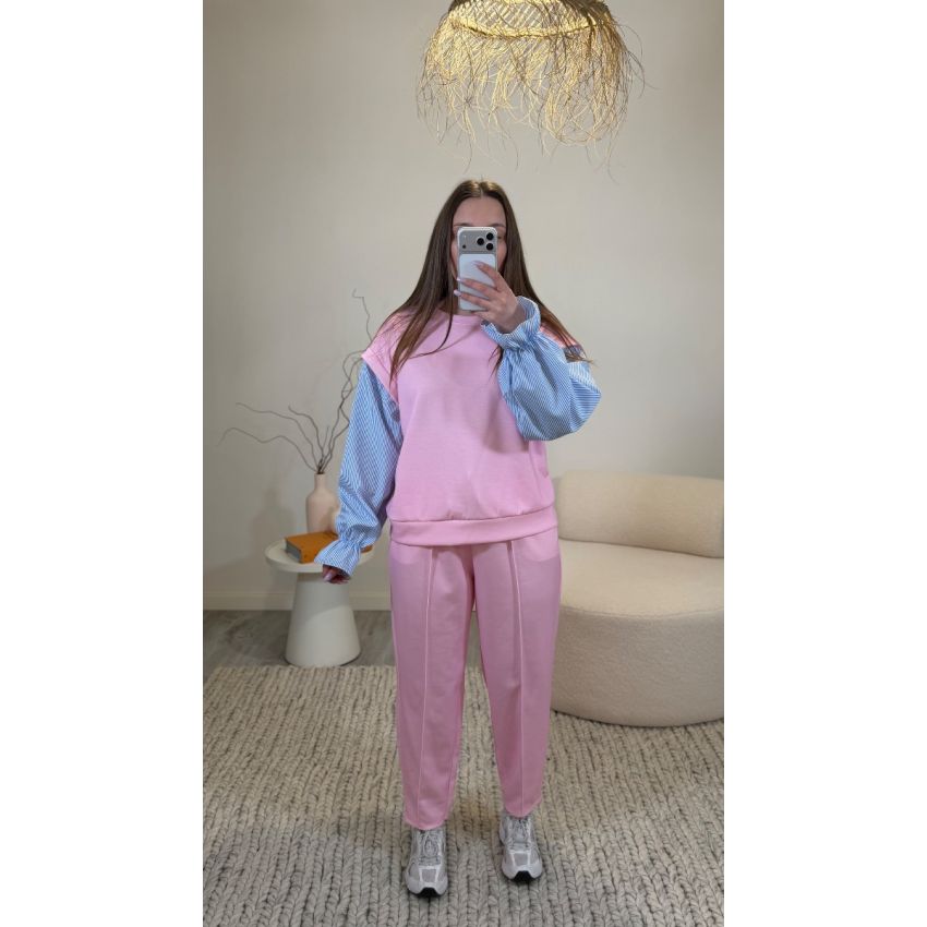 Conjunto Manga efeito Camisa