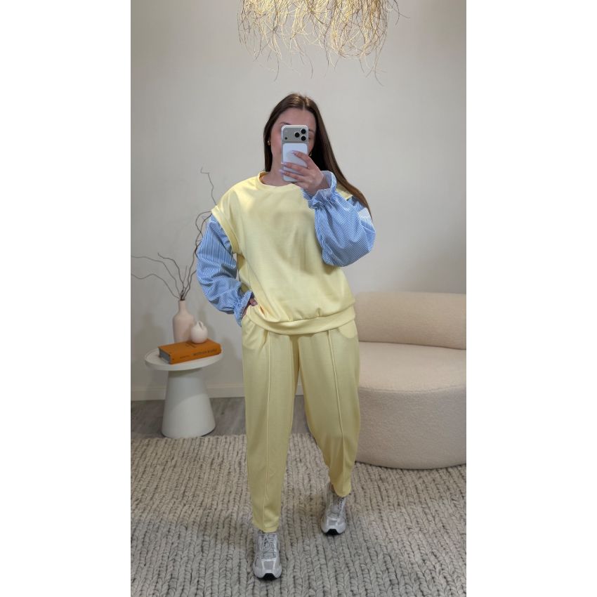 Conjunto Manga efeito Camisa