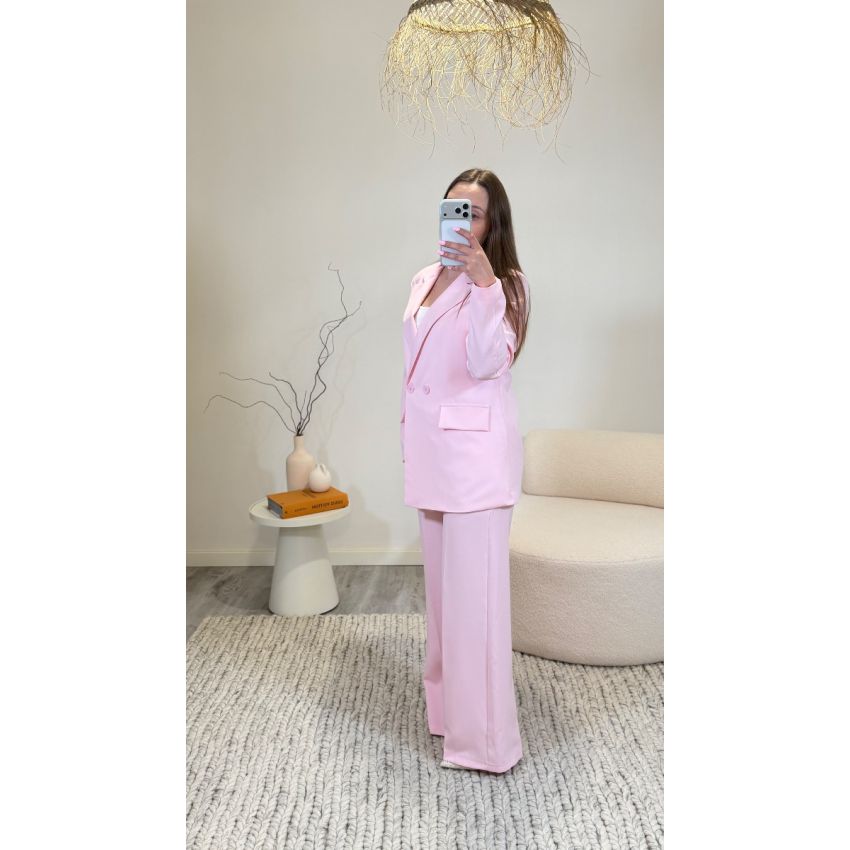 Fato Aura Blazer & Calça Wide Leg