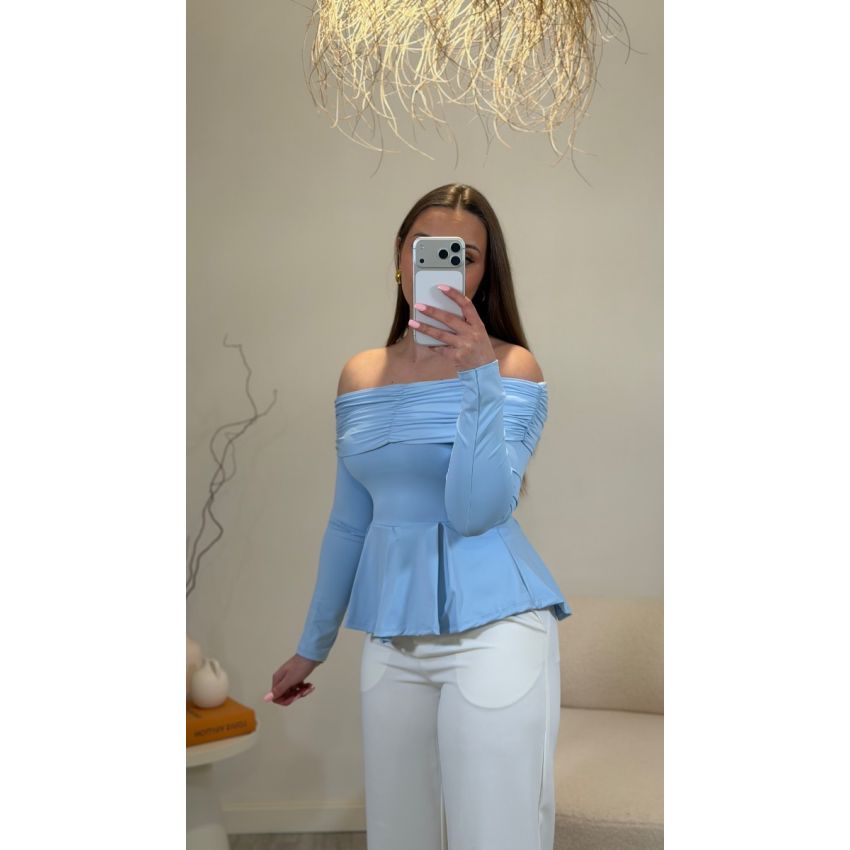 Top ombros caídos licra