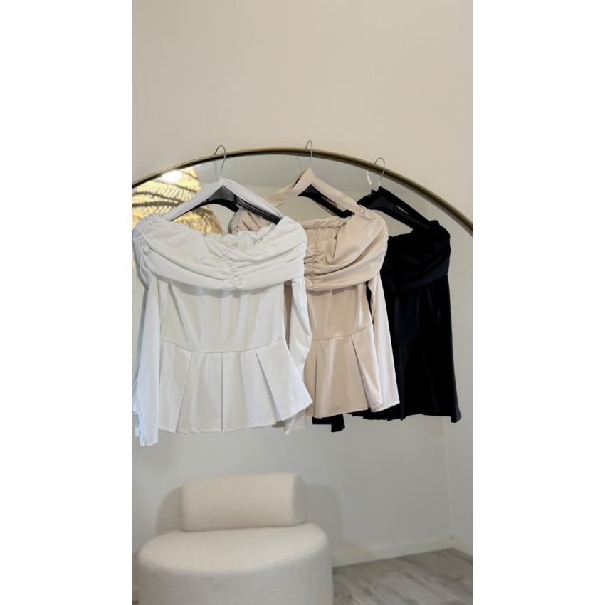 Top ombros caídos licra