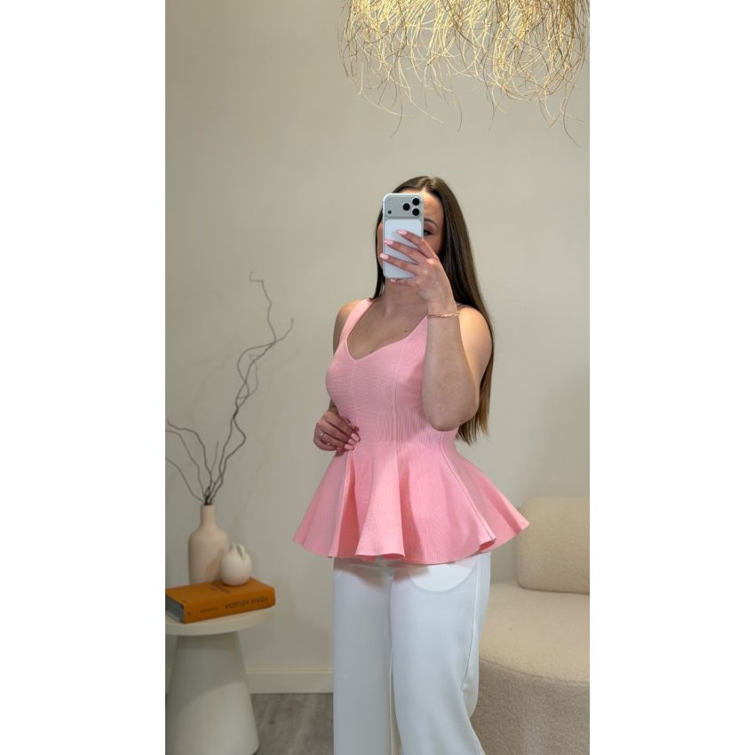Blusa Aurora peplum