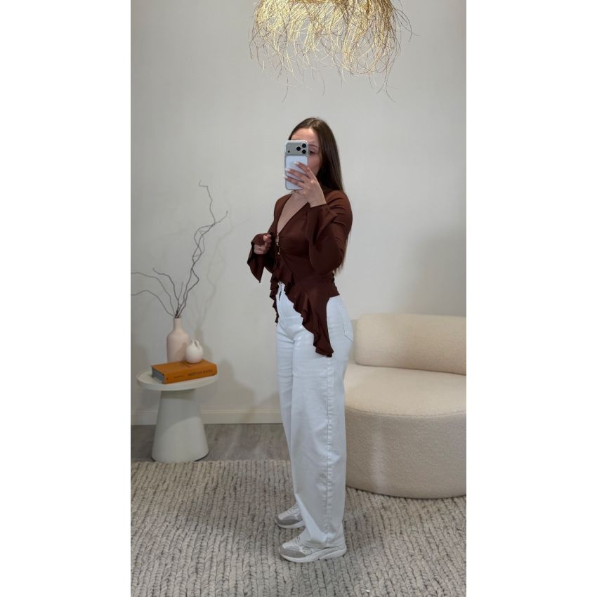 Calças Balloon Brancas Monday