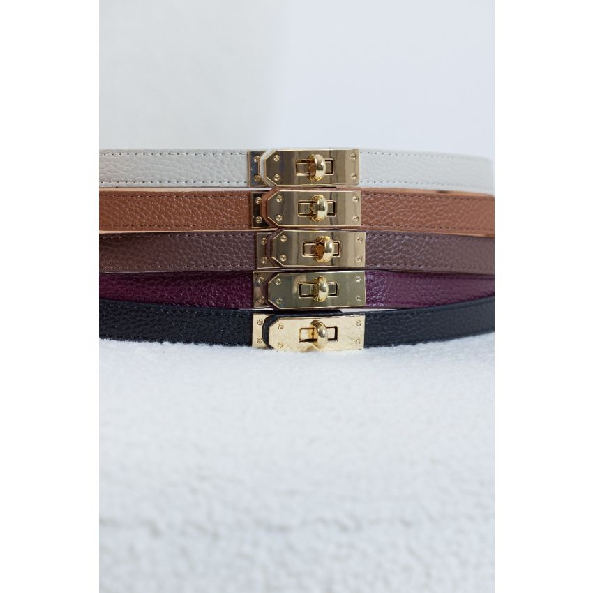 Cinto em Pele Ajustável inspo Hermès