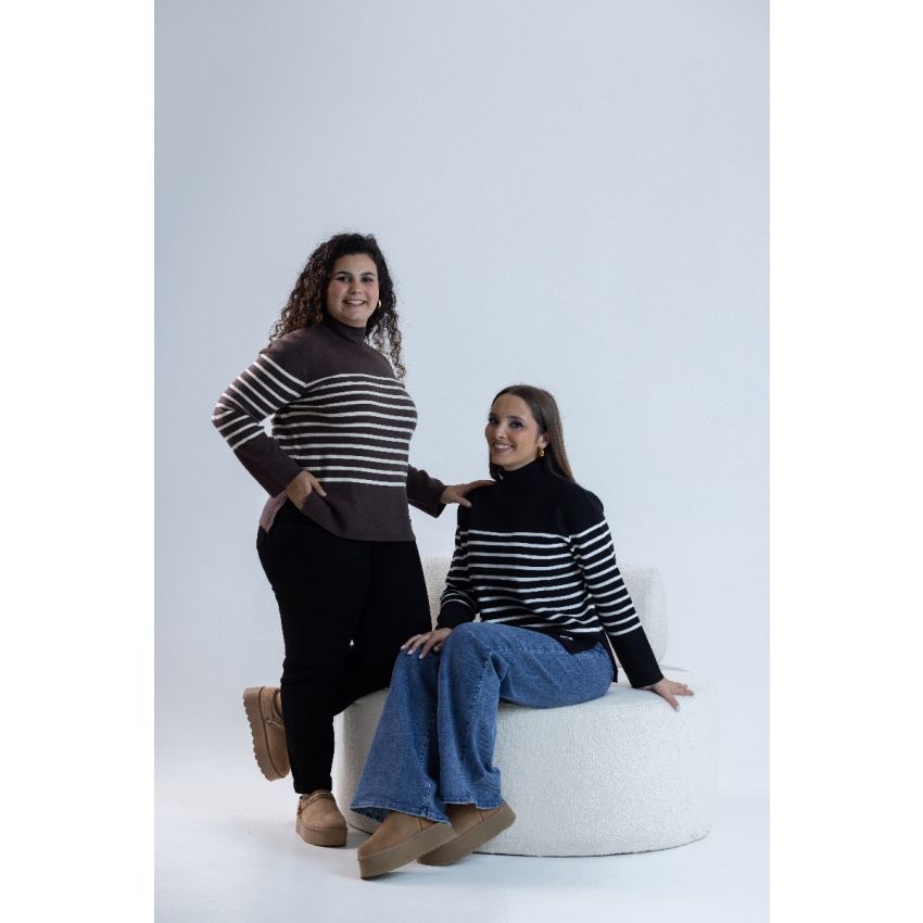 Camisola Riscas love