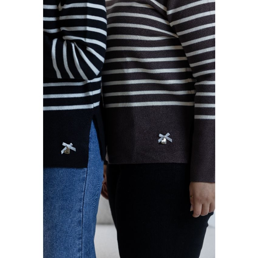 Camisola Riscas love