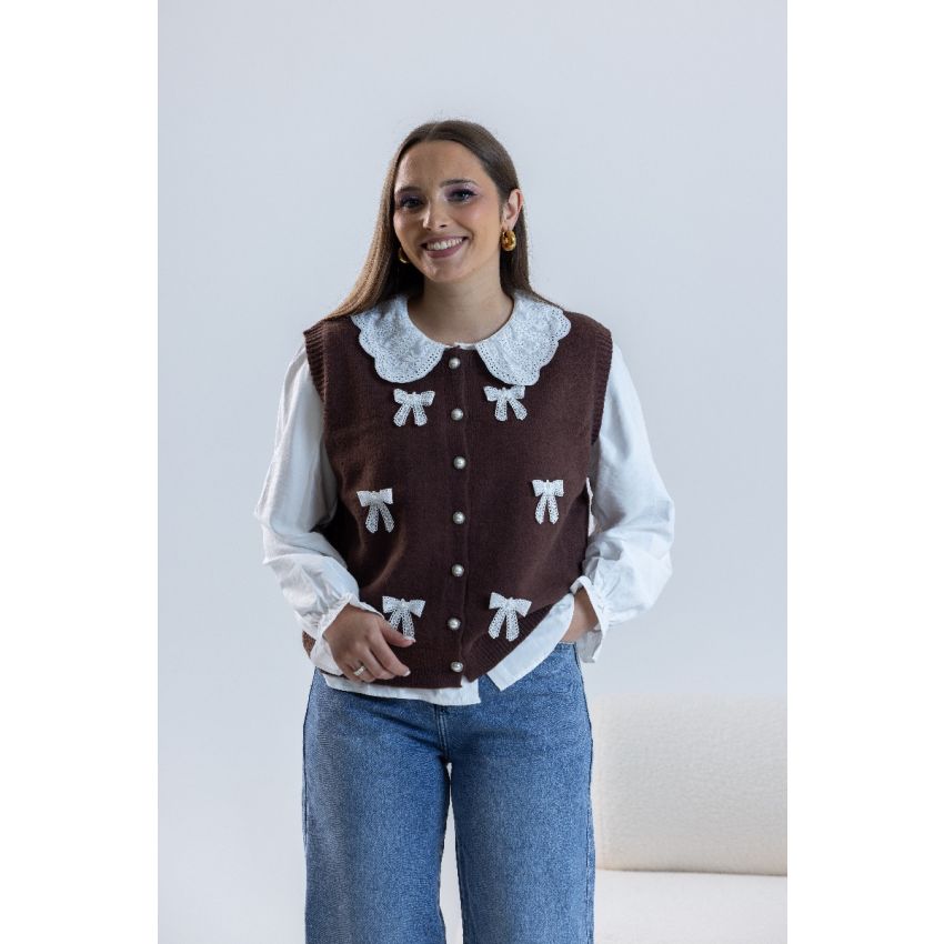 Duo: Camisa & Colete Laços