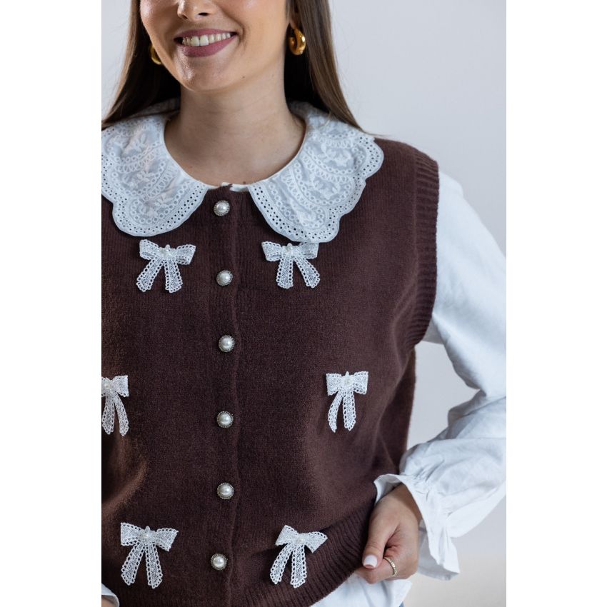 Duo: Camisa & Colete Laços