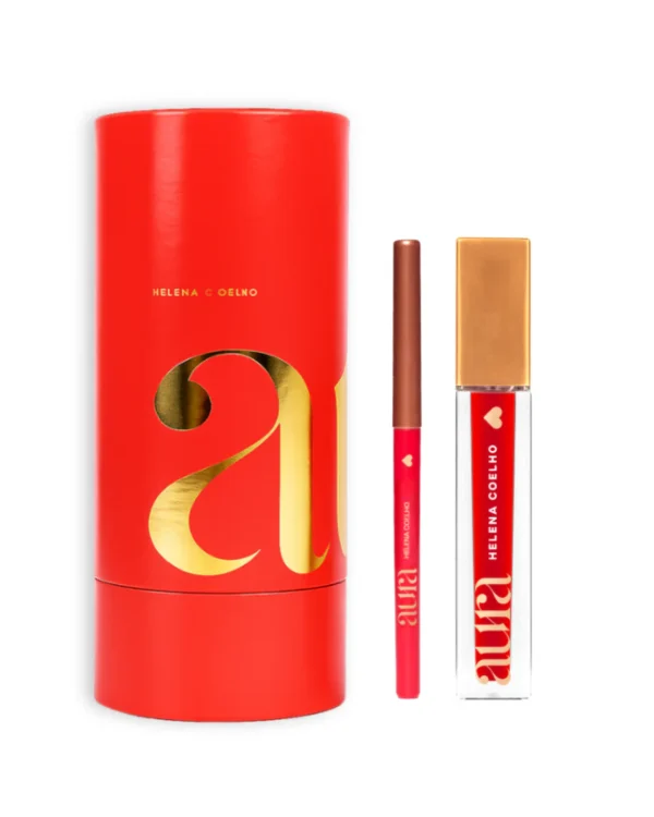 Coffret Aura Signature Lips Unbreakable Red