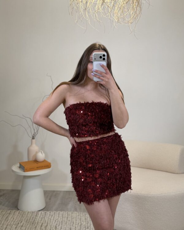 Conjunto Pelos Bordô