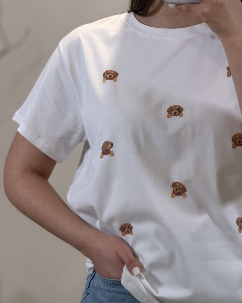 T-shirt cãezinhos