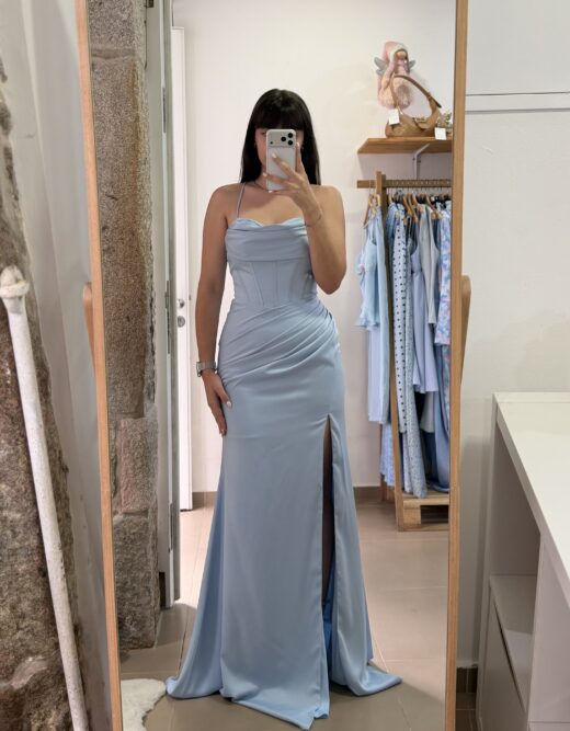 Vestido Amalfitana Azul bebé
