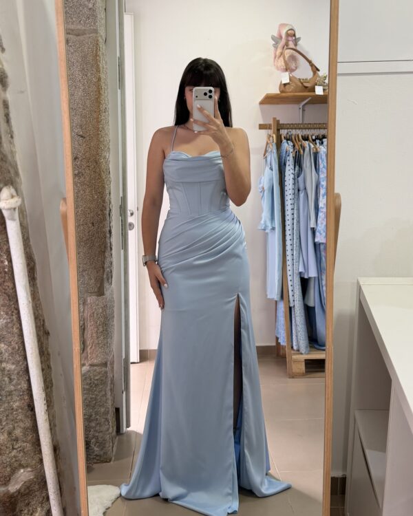 Vestido Amalfitana Azul bebé