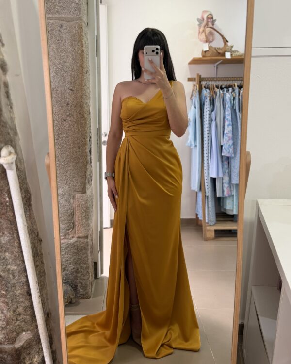 Vestido c/faixa lateral